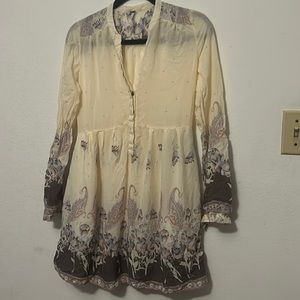 - Free people xs purple floral dress